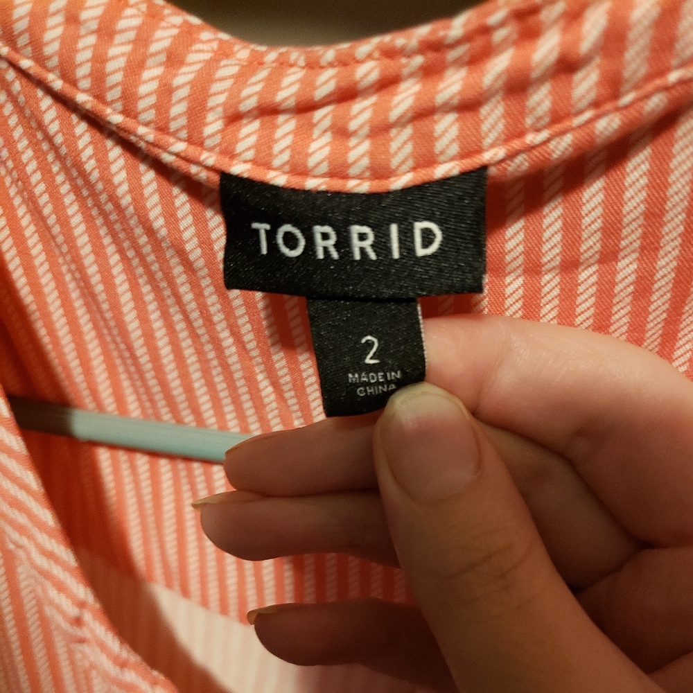 Torrid size 2 button down dress